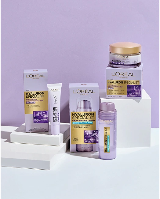 L'Oréal Paris Hyaluron Specialist koncentruotas želė veido gelis moterims, 50 ml