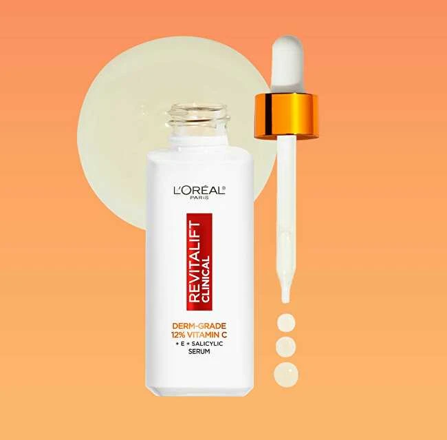 L'Oréal Paris Revitalift Clinical Pure 12% vitamino C odos serumas moterims, 30 ml