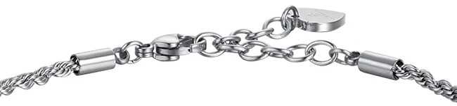 Luca Barra Elegant steel anklet Valis CV168