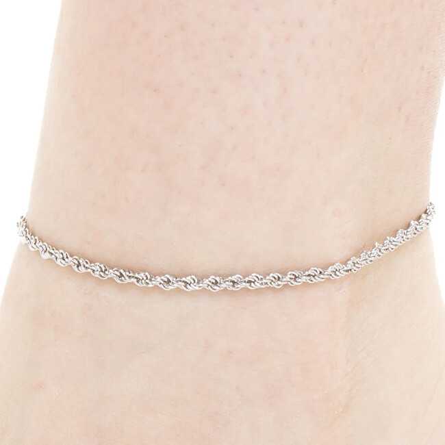 Luca Barra Elegant steel anklet Valis CV168