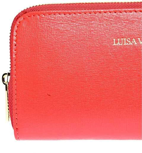 Luisa Vannini Moteriška odinė piniginė LV 474 Rosso