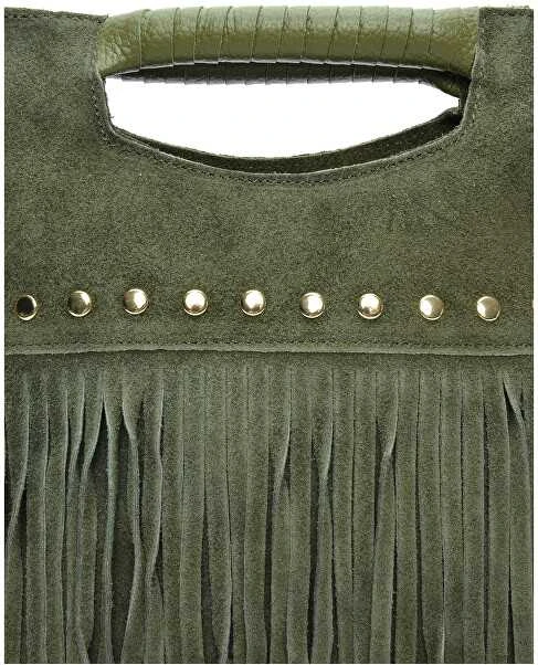 Luisa Vannini Moteriška odinė rankinė LV 8189T Verde Militare