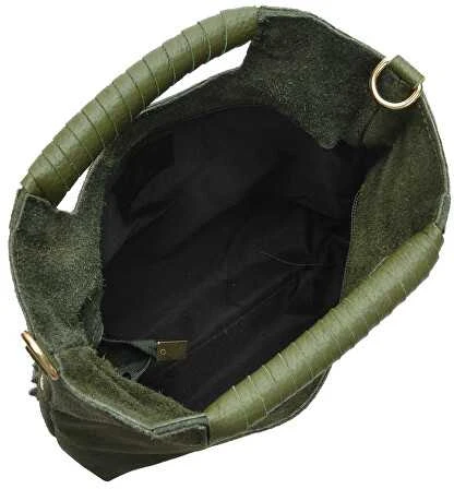 Luisa Vannini Moteriška odinė rankinė LV 8189T Verde Militare