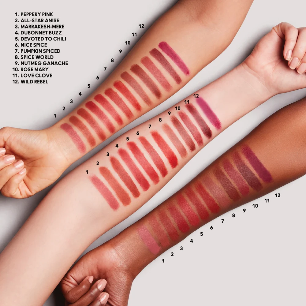 Lūpų dažai MAC Powder Kiss Velvet Blur Slim Stick, 2 g. | spalva: 879 Love Clove