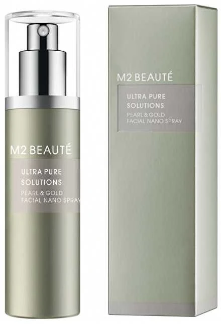 M2 Beauté Ultra Pure Solutions Pearl - Gold veido nano purškalas 75ml