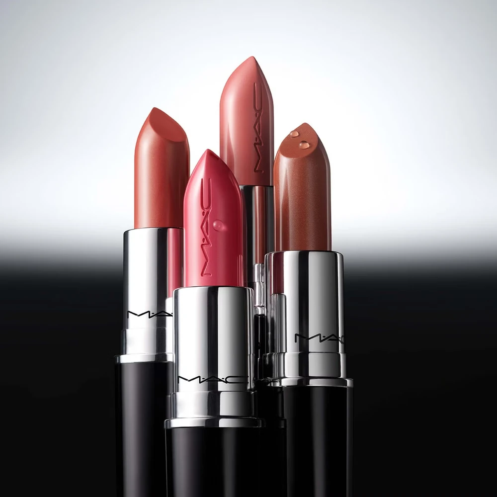 MAC Cosmetics Lustreglass Lipstick drėkinamieji lūpų dažai, 3 g | spalva: No Photos
