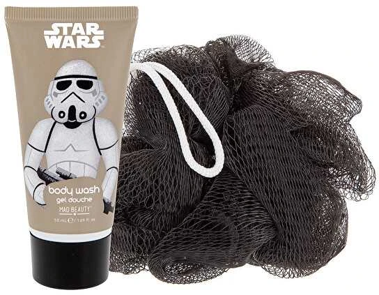 Mad Beauty „Storm Trooper“ „Žvaigždžių karų“ tamsiosios pusės vonios priežiūros dovanų rinkinys