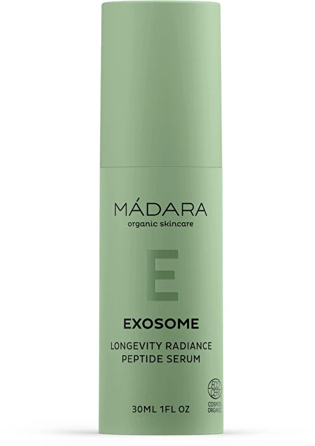 Madara Exosome Longevity Radiance Peptide Serum veido serumas su egzosomomis ir peptidais, 30 ml