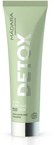 "Mádara Detox Ultra Purifying Mud Mask" 60ml Intensyviai detoksikuojanti veido kaukė