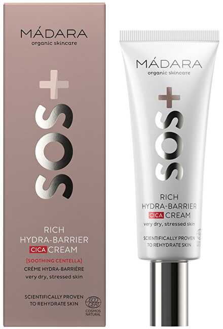MADARA SOS RICH HYDRA-BARRIER CICA veido kremas, 40 ml