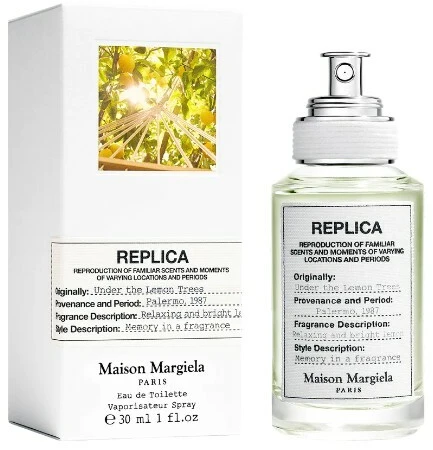 Maison Margiela Replica Under The Lemon Trees EDT tualetinis vanduo Unisex, 100 ml