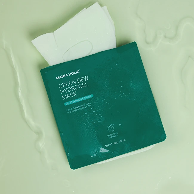 Mania Holic Hydrating hydrogel mask Žalias Dew Hydrogel Mask 30 g
