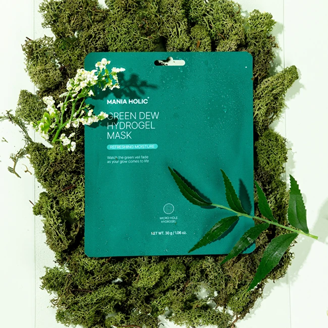 Mania Holic Hydrating hydrogel mask Žalias Dew Hydrogel Mask 30 g