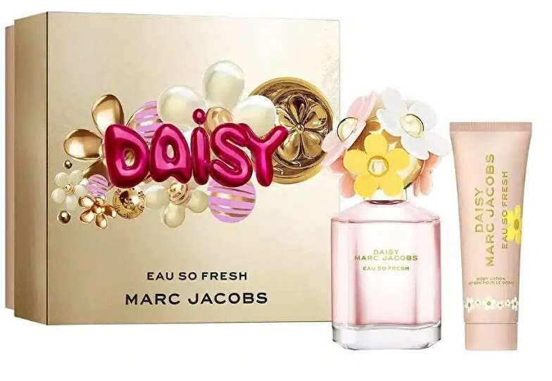 Marc Jacobs Daisy Eau So Fresh tualetinio vandens purškiklis 75 ml + kūno losjonas 75 ml