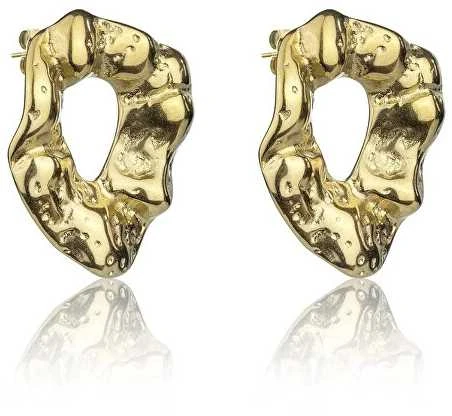 Marc Malone Dizainerio paauksuoti auskarai Haisley Gold Earrings MCE24014G