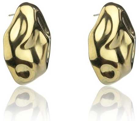 Marc Malone Išskirtiniai paauksuoti auskarai Eve Gold Earrings MCE24017G
