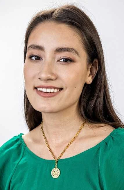 Marc Malone Išskirtinis paauksuotas karoliai Ariana Juodas Necklace MCN23021G