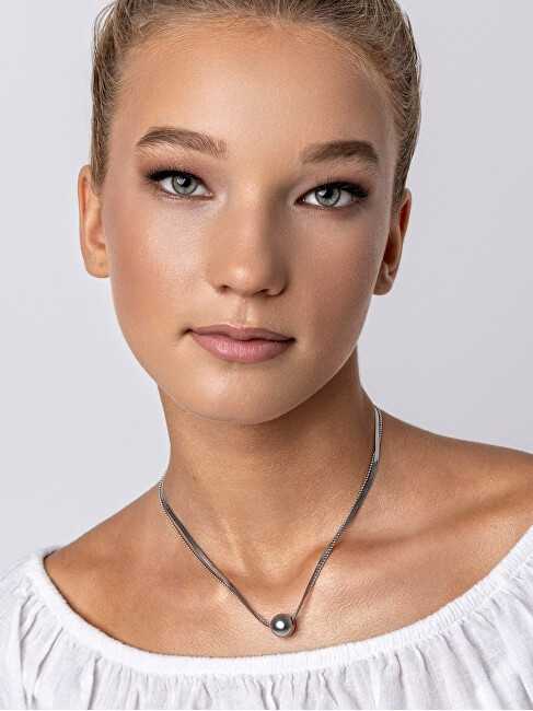 Marc Malone Dvigubas plieno vėrinys „Skye“ sidabrinis vėrinys MCN24001S