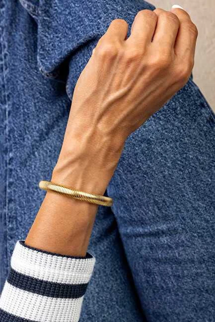 Marc Malone Elegantiška vientisa apyrankė Marlee Gold Bracelet MCB24013G