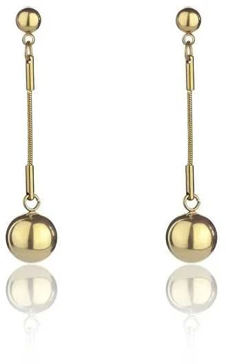 Marc Malone Auksuoti kabantys auskarai Amanda Gold Earrings MCE24002G