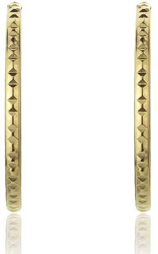 Marc Malone Paauksuoti auskarai su žiedais Addison Gold Earrings MCE23017G