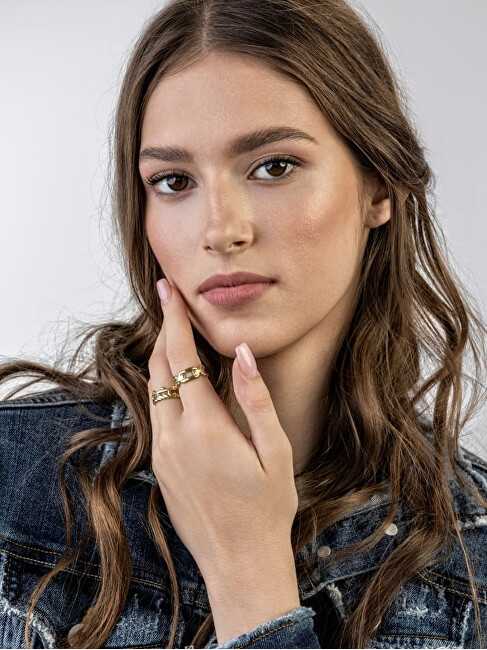 Marc Malone Open Gold Ring Vivian Gold Ring MCR23006G