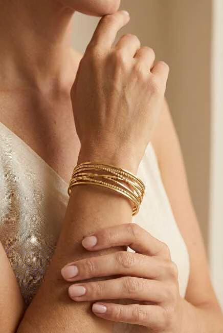 Marc Malone Open solid bracelet Karla MCB260612G