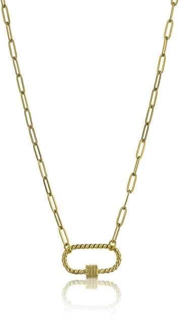 Marc Malone Originalūs paauksuoti karoliai Hailey Gold Necklace MCN23016G
