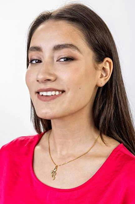 Marc Malone Moteriški paauksuoti karoliai Leilani Gold Necklace MCN23002G