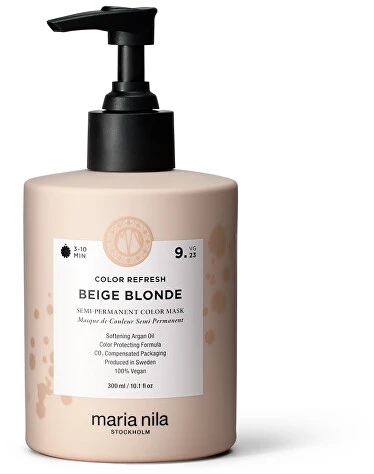 Maria Nila Color Refresh rusvai gelsvas Skirtas šviesiems plaukams 9.23 Tinting Mask