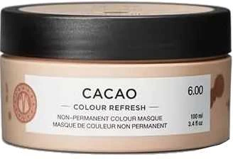 Maria Nila Colour Refresh veganiški plaukų dažai Kreminis kaukė spalvos gaivinimui 6.00 kakavos, 300 ml