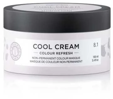 Maria Nila Colour Refresh veganiška plaukų dažymo kaukė „Kreminis“ spalvos gaivumui 8.1 „Cool Kreminis“, 300 ml