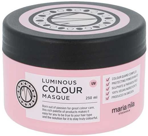 Maria Nila Luminous Colour Masque spindesio suteikianti kaukė dažytiems plaukams, 250 ml