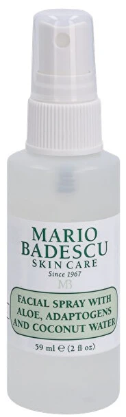 Mario Badescu Facial Purškiklis With Aloe, Adaptogens And Coconut Vanduo drėkinamasis veido purškiklis, 59 ml
