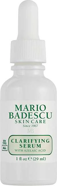 Mario Badescu Gaivinantis Serum With Azelaic Acid serumas probleminei, aknės paveiktai odai, 29 ml