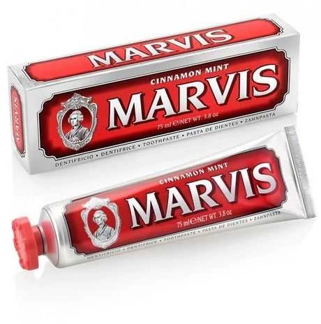 Marvis Cinnamon Mint Cinamono ir mėtų skonio dantų pasta, 85 ml