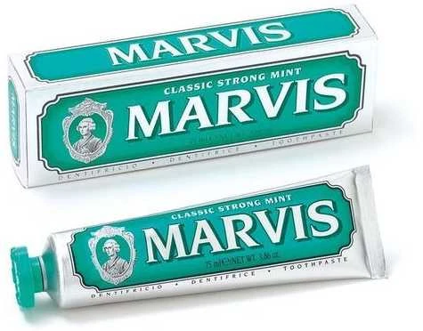 Marvis Classic Strong Mint Klasikinė mėtų skonio dantų pasta, 85 ml
