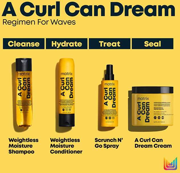 Garbanas pabrėžiantis purškiklis Matrix A Curl Can Dream Scrunch N' Go Defining Purškiklis 250ml