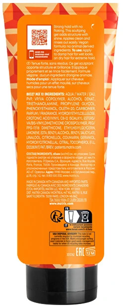 Stiprios fiksacijos plaukų gelis Matrix Controller Gel 200 ml