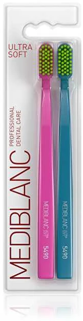 Mediblanc Ultra Soft Toothbrush Rožinė/Mėlyna 2 pcs