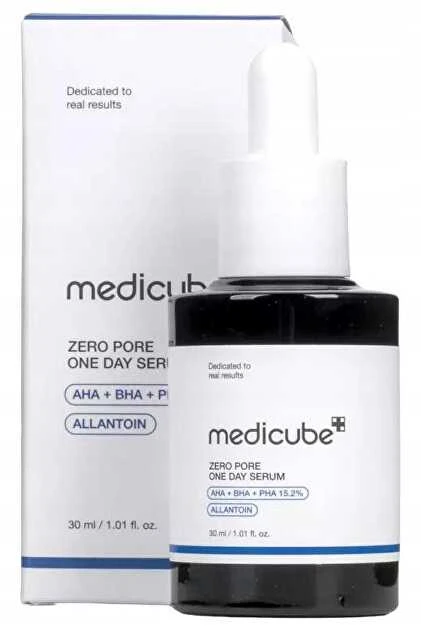 Medicube Zero Pore One-day Serumas Išsiplėtusioms Poroms su Rūgštimis, 30 ml