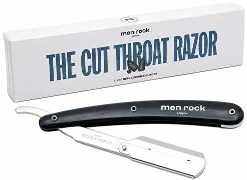 Men Rock Shavette The Cut Throat Razor vienašmenis skutimosi peilis, 1 vnt.