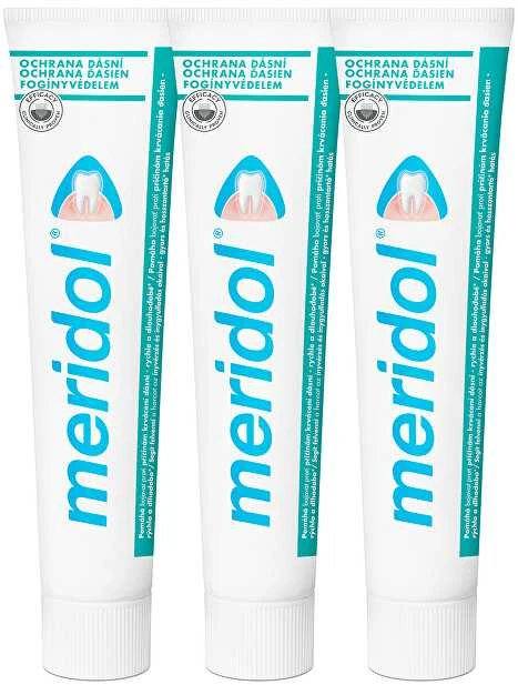 Meridol Dantų pasta against gingivitis tripack 3 x 75 ml