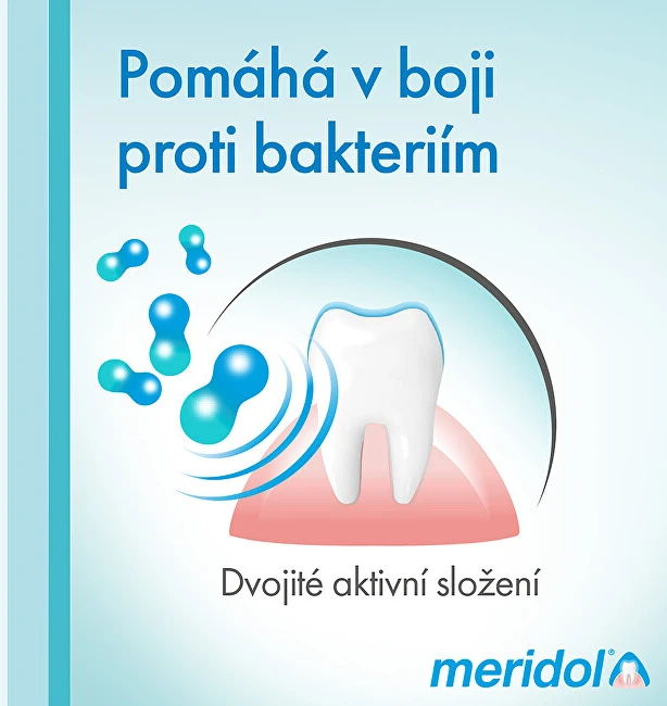 Meridol dantų pasta dantenų apsaugai ir dantų balinimui Gentle Baltas 75 ml