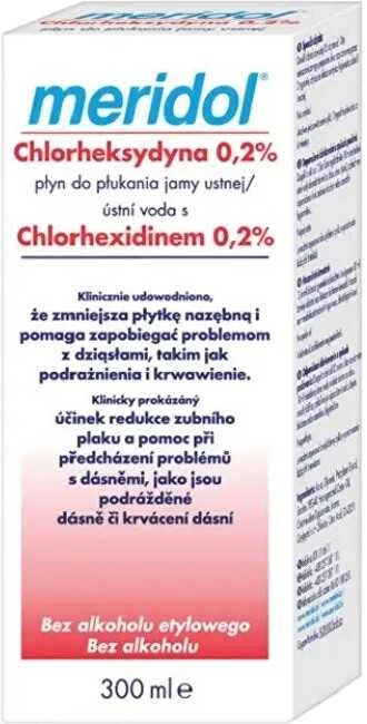 Meridol Audinių minkštiklis 0,2% 300 ml
