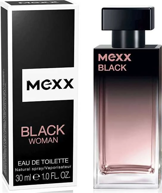 Mexx Juodas EDT tualetinis vanduo moterims, 15 ml
