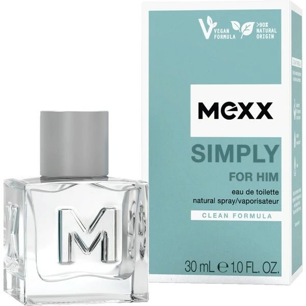 Mexx Simply EDT tualetinis vanduo vyrams, 30 ml