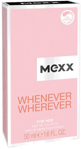 Mexx Whenever Wherever EDT tualetinis vanduo moterims, 15 ml