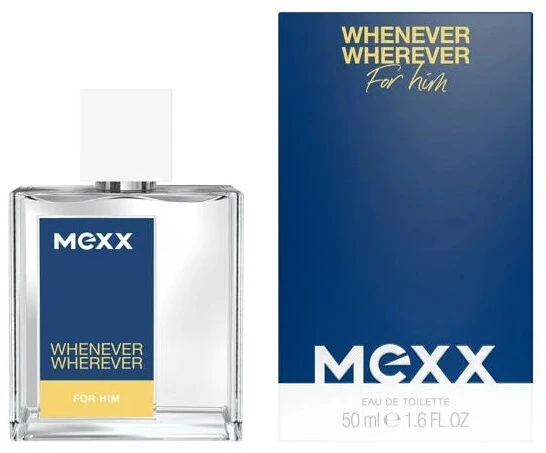 Mexx Whenever Wherever EDT tualetinis vanduo vyrams, 30 ml
