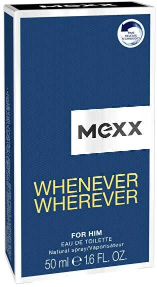 Mexx Whenever Wherever EDT tualetinis vanduo vyrams, 30 ml
